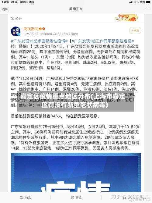 嘉定区疫情重点地区分布(上海市嘉定区有没有新型冠状病毒)