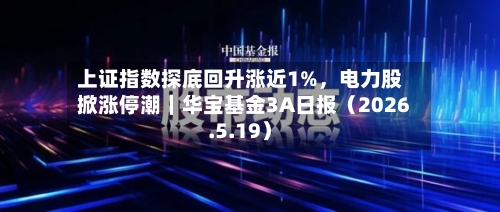上证指数探底回升涨近1%，电力股掀涨停潮｜华宝基金3A日报（2026.5.19）