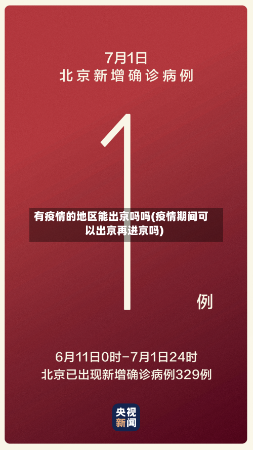 有疫情的地区能出京吗吗(疫情期间可以出京再进京吗)-第2张图片