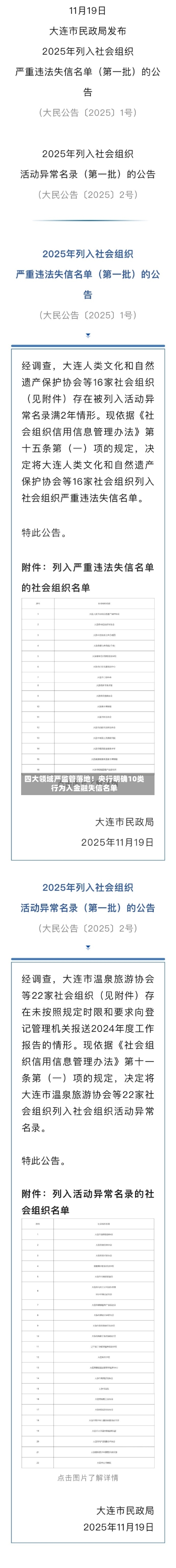 四大领域严监管落地！央行明确10类行为入金融失信名单-第3张图片