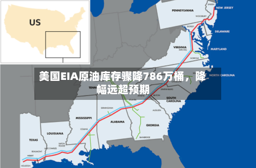 美国EIA原油库存骤降786万桶，降幅远超预期