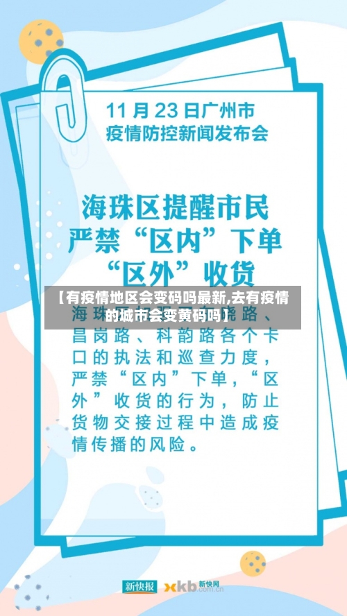 【有疫情地区会变码吗最新,去有疫情的城市会变黄码吗】