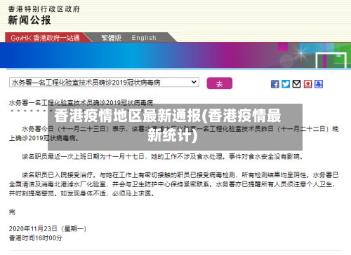 香港疫情地区最新通报(香港疫情最新统计)-第2张图片