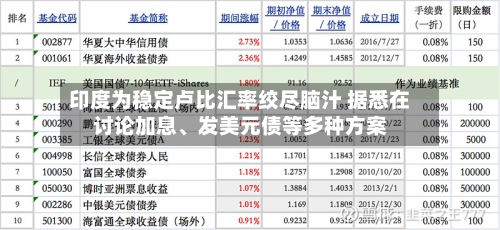 印度为稳定卢比汇率绞尽脑汁 据悉在讨论加息	、发美元债等多种方案-第3张图片