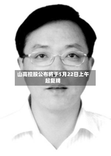 山高控股公布将于5月22日上午起复牌-第2张图片