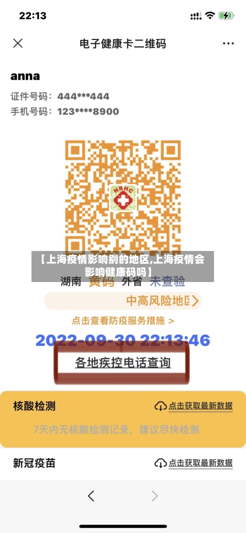 【上海疫情影响别的地区,上海疫情会影响健康码吗】-第2张图片