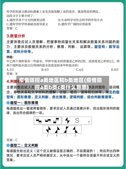 疫情防控a类地区和b类地区(疫情防控a类b类c类什么意思)